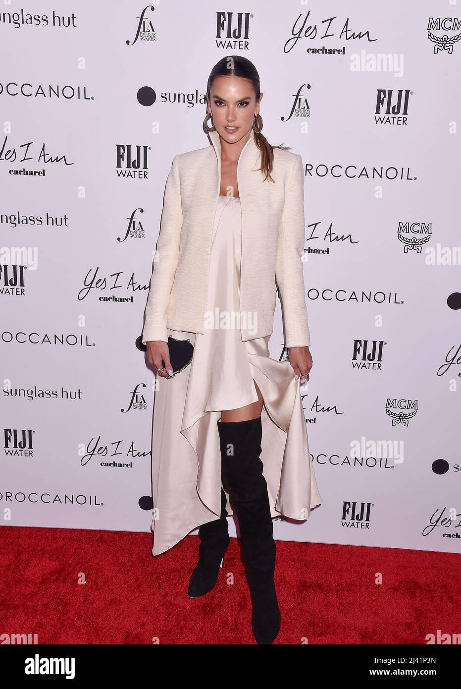 BEVERLY HILLS, CA - APRIL 10: Alessandra Ambrosio attends The Daily
