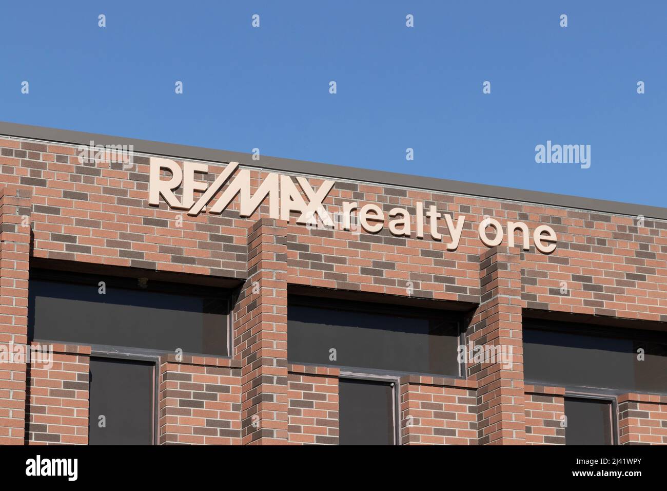 Kokomo Circa April 2022 RE/MAX local real estate franchise. RE/MAX