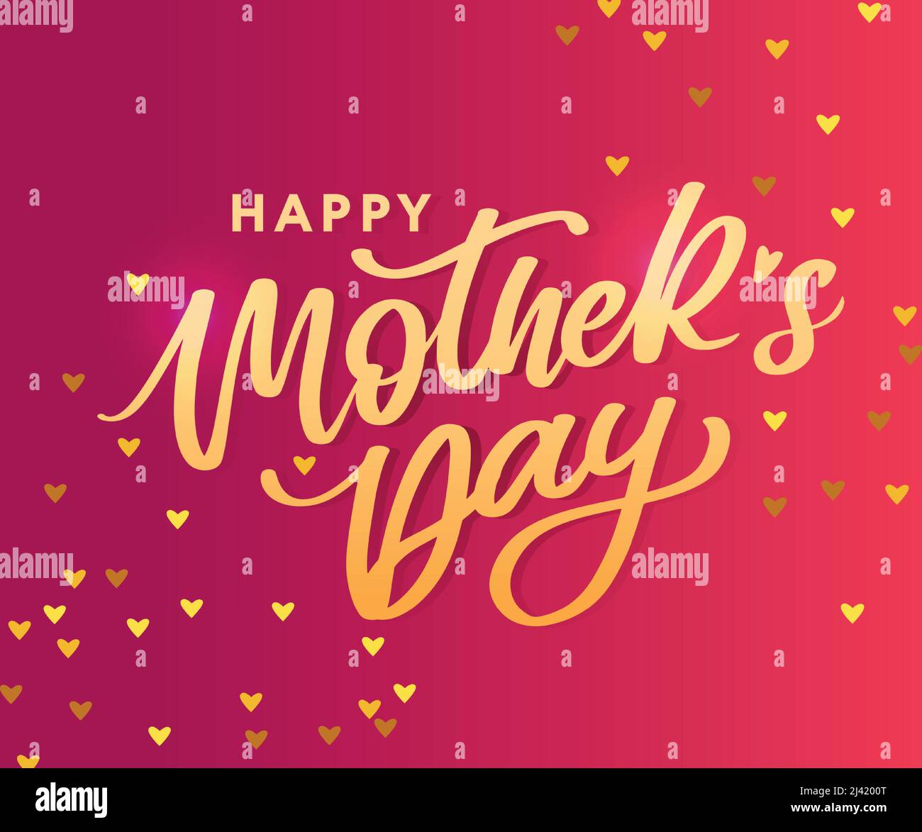 Happy Mother's Day Calligraphy Background Stock Vector Image & Art - Alamy