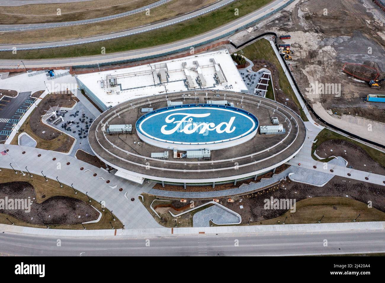 Ford Experience Center, Ford Motor Company, Dearborn, MI, USA Stock Photo