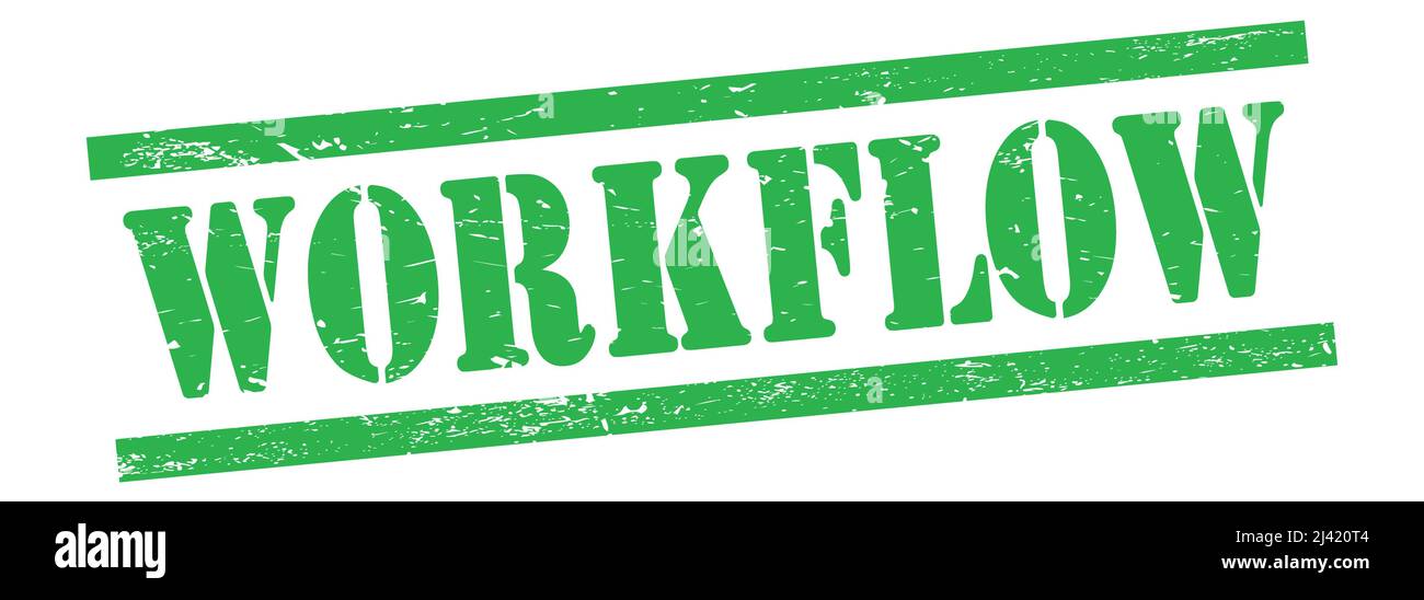 Workflow stamp Cut Out Stock Images & Pictures - Alamy