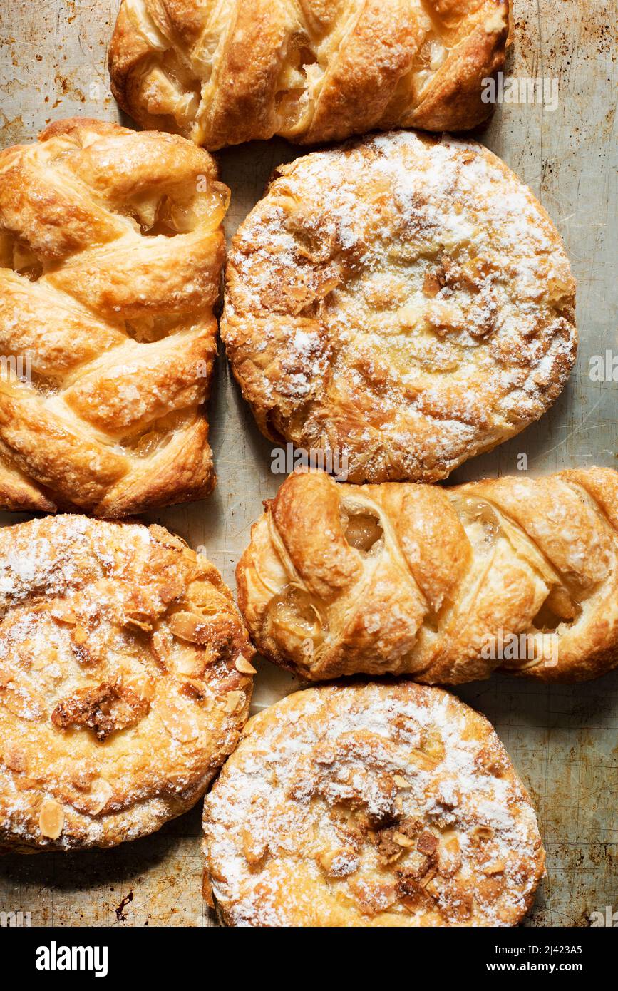 Close up of fresh pastry Stock Photo