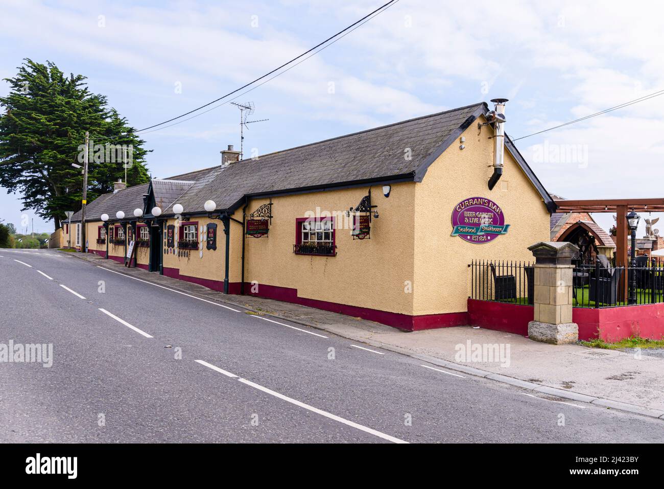 Currans pub and restaurant, Ardglass, Northern Ireland. Stock Photo