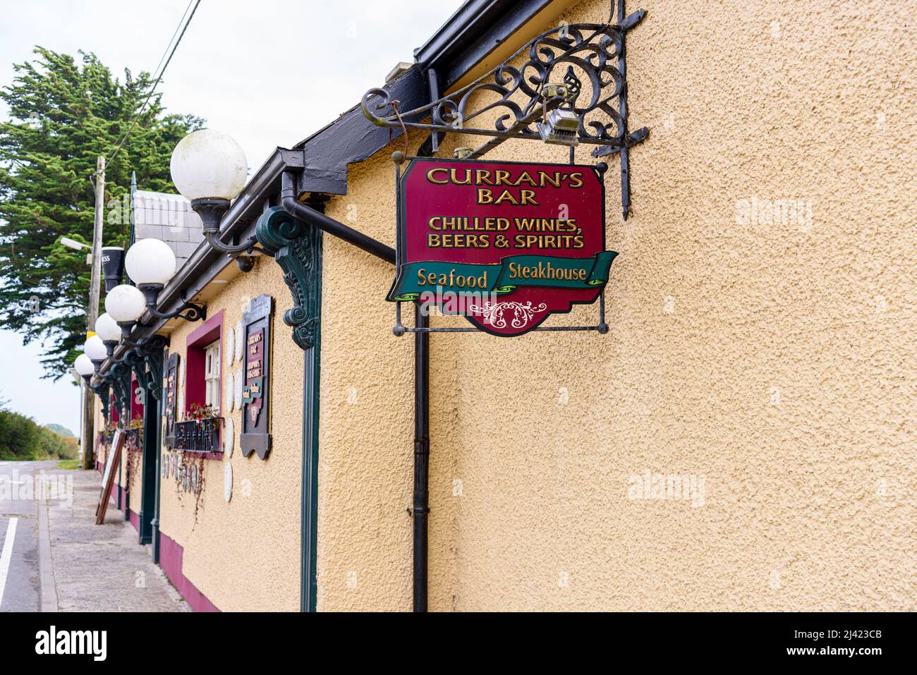 Currans pub and restaurant, Ardglass, Northern Ireland. Stock Photo