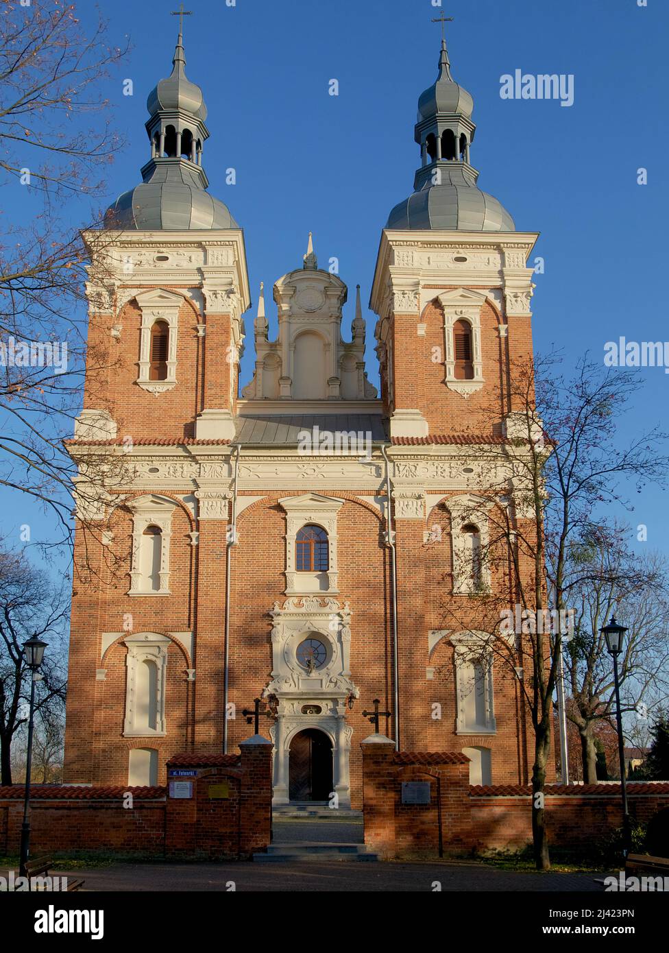 Saint Catherine anf Florian church in Gołąb, near Puławy, Poland Stock Photo