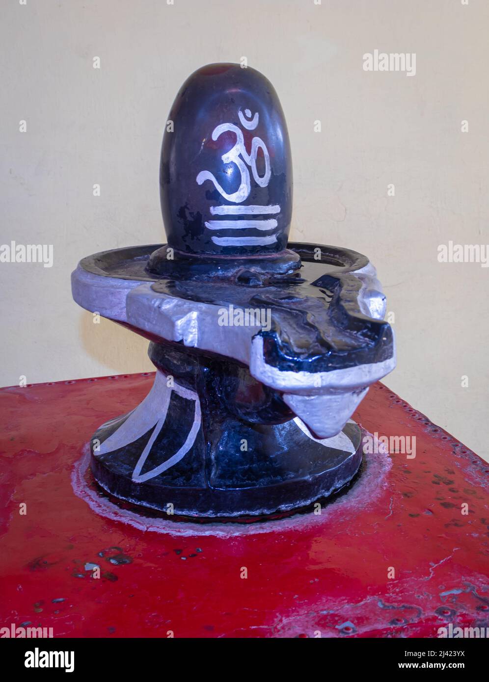 hindu god lord Shiva linga from different angle image is taken at ...