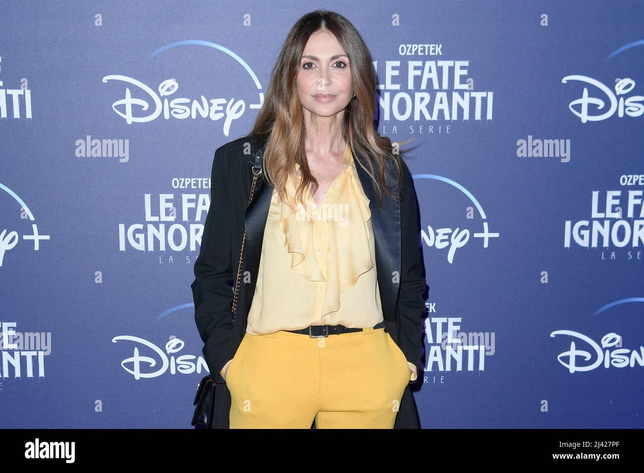 Elda Alvigini attends the red carpet of the Disney series Le fate ignoranti at Teatro dell'Opera di Roma. (Photo by Mario Cartelli / SOPA Images/Sipa USA) Stock Photo