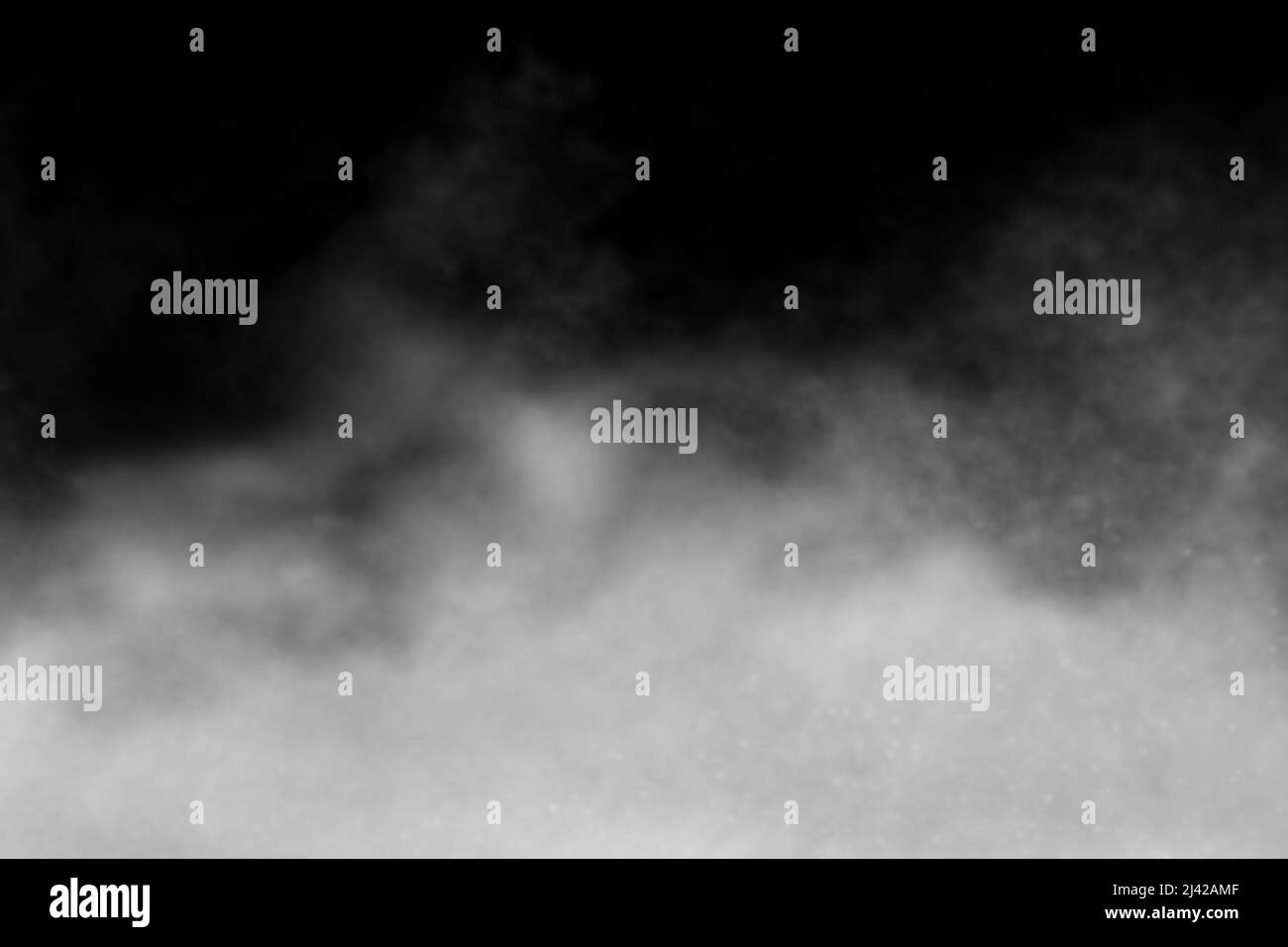 Smoke on black background realistic smoke overlay for different projects design background for promo, trailer, titles, text, opener backdrop Stock Photo