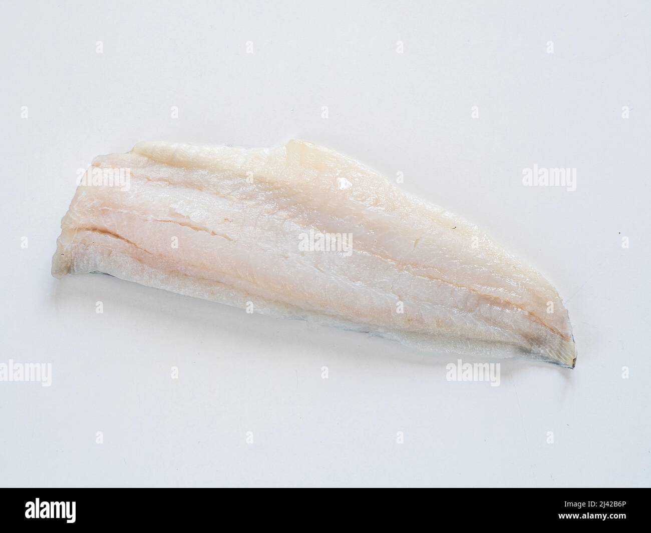 Cod on white background Stock Photo - Alamy