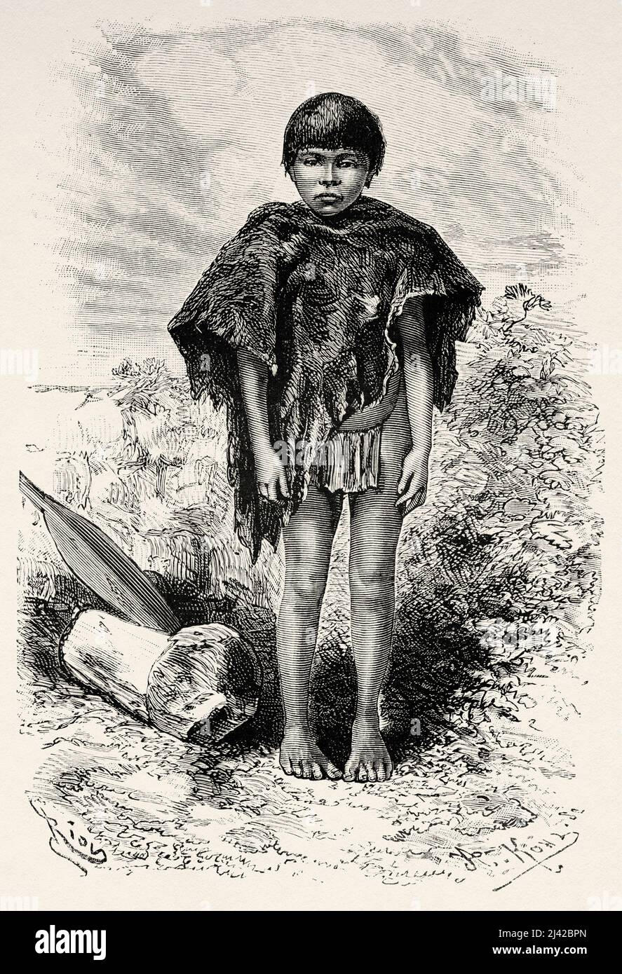 Piapoco indigenous, Colombia. South America. Voyage of exploration 