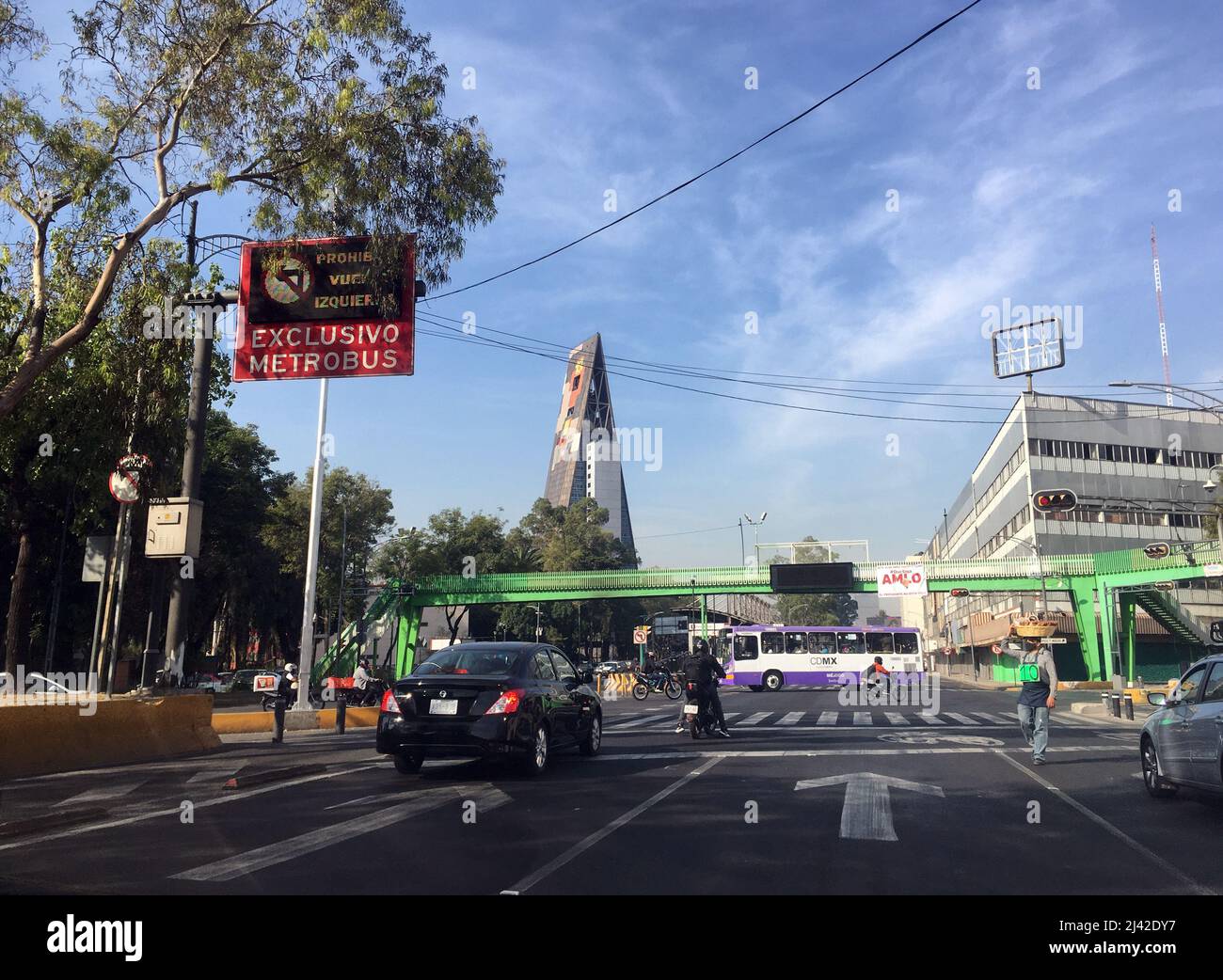 Mexico City streets Stock Photo Alamy