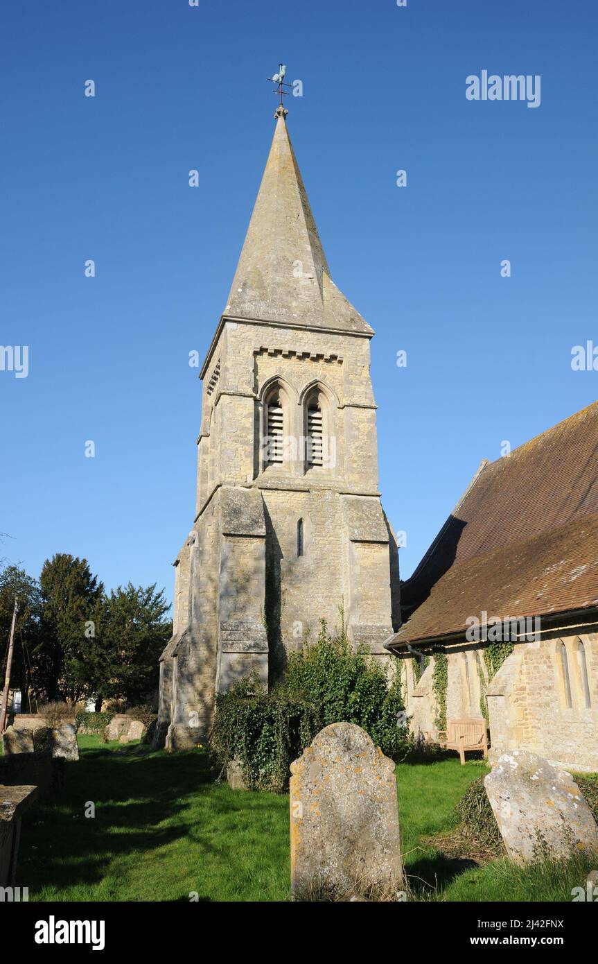 St Giles Church, Tetsworth, Oxfordshire Stock Photo