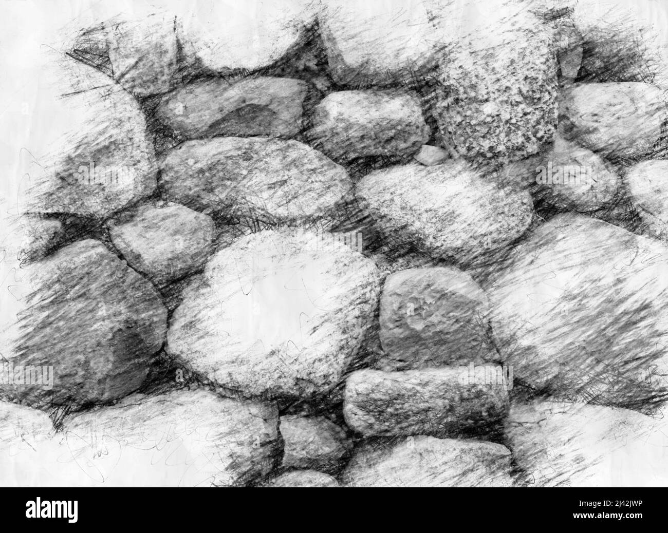 How to Draw a Whole in a Brick Wall: Pencil Drawing - YouTube