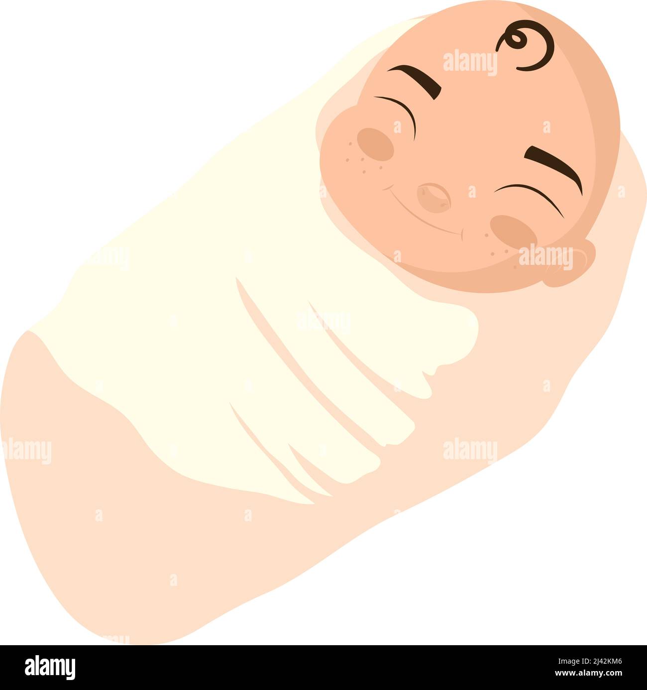 little baby sleeping cute character Stock Vector Image & Art - Alamy