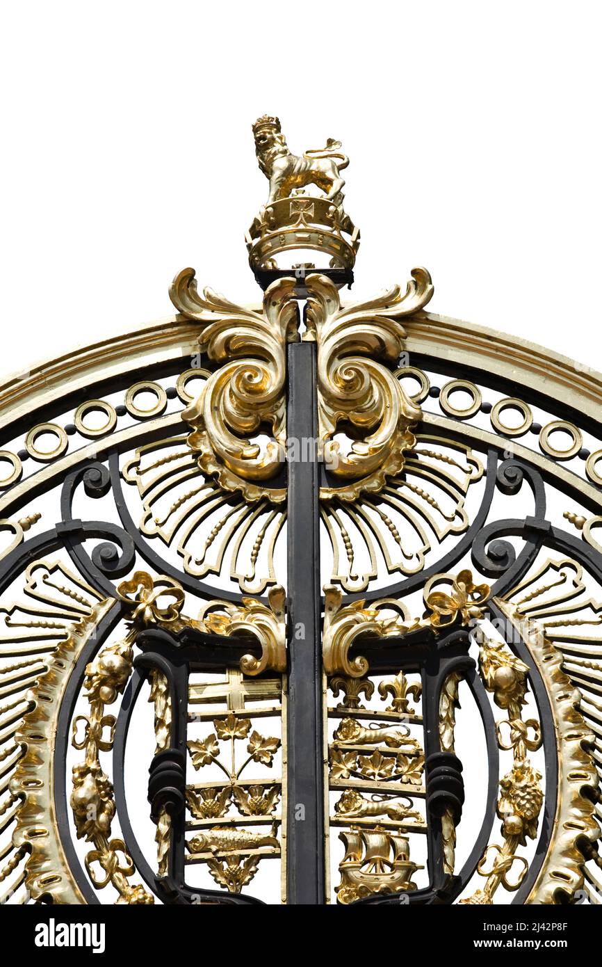 Close up of London Green parks Canada gate entrance Stock Photo