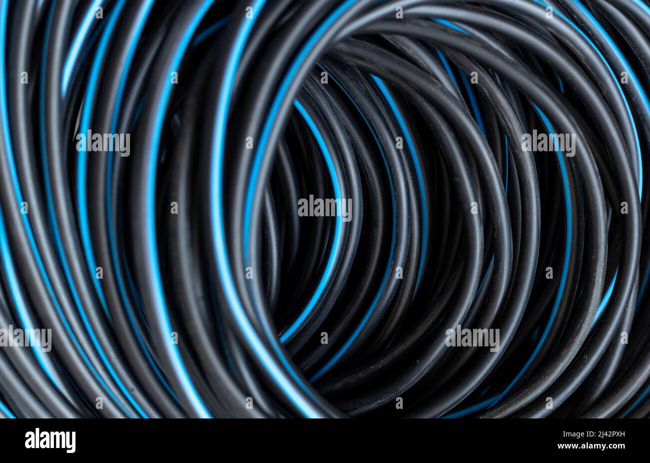 Electrical installation material, wires and cables for an electrical