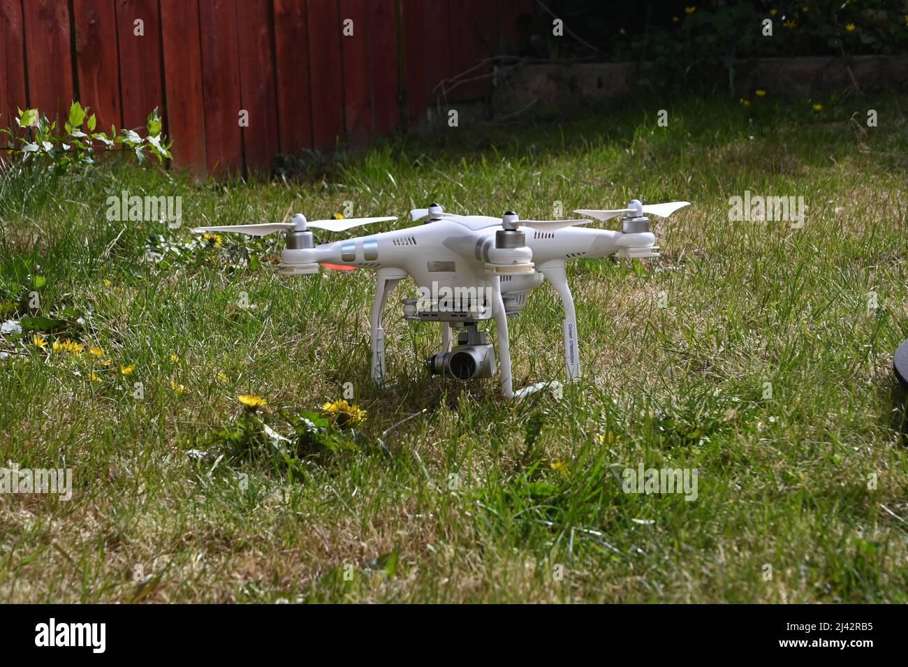 UAV Camara drone, used for surveillance and intelligence gathering Stock Photo