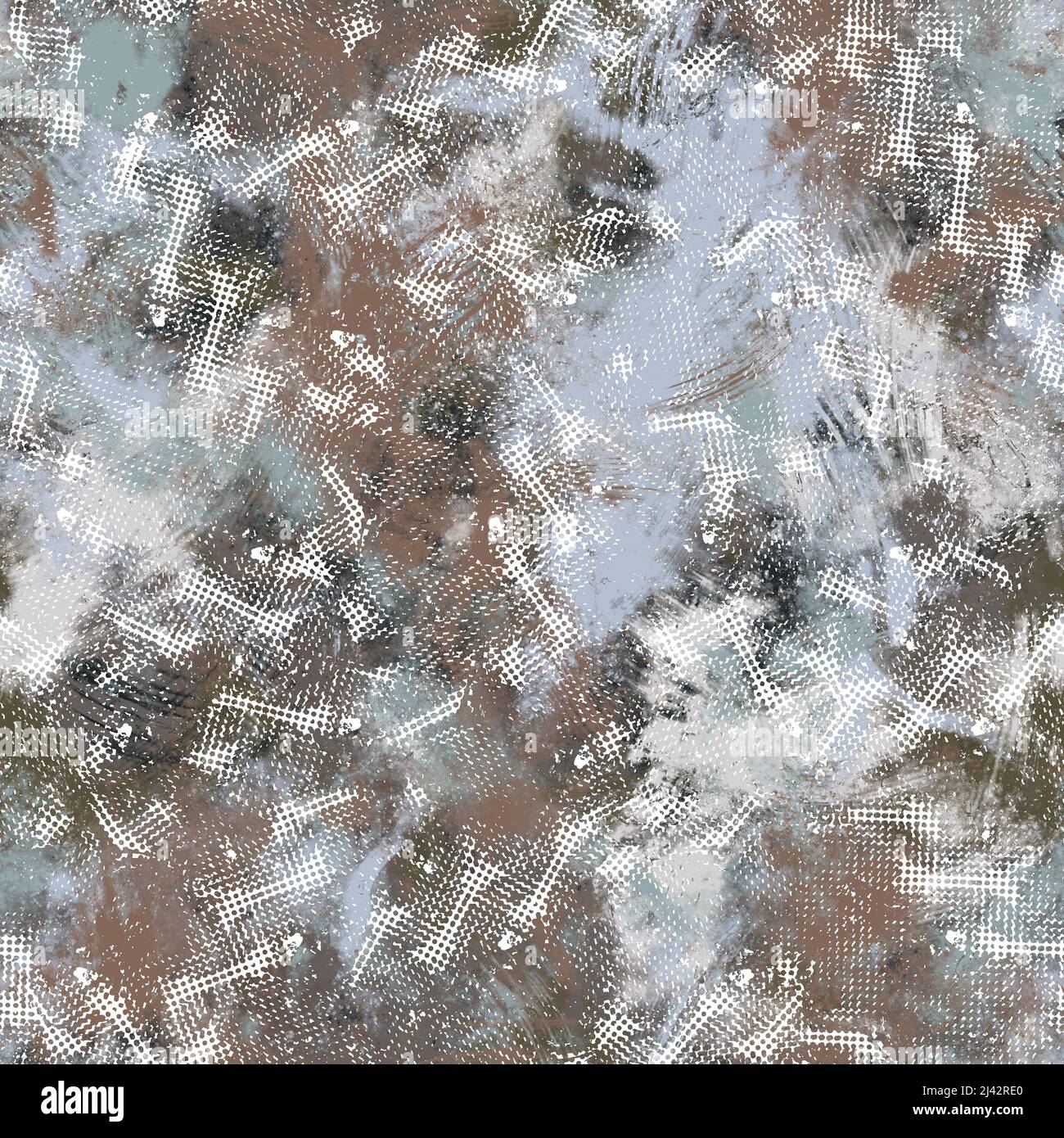 Seamless neutral and white grungy classic abstract surface pattern ...