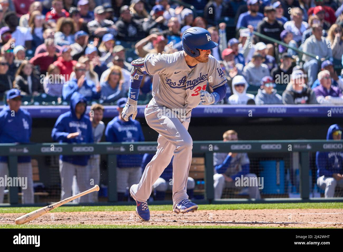 Los Angeles Dodgers outfielder Cody Bellinger (35) during an MLB regular  season game against the Arizona Diamondbacks, Sunday, July 11, 2021, in Los  A Stock Photo - Alamy