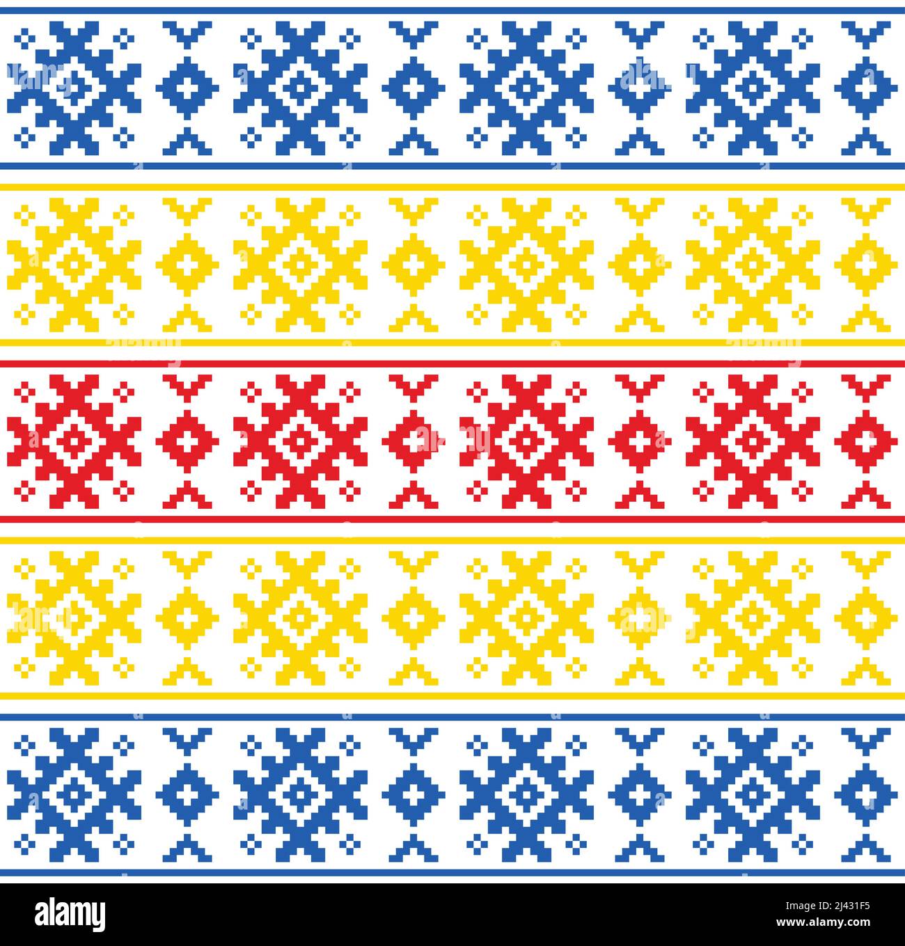 Ornament lines seamless colour pattern Stock Vector