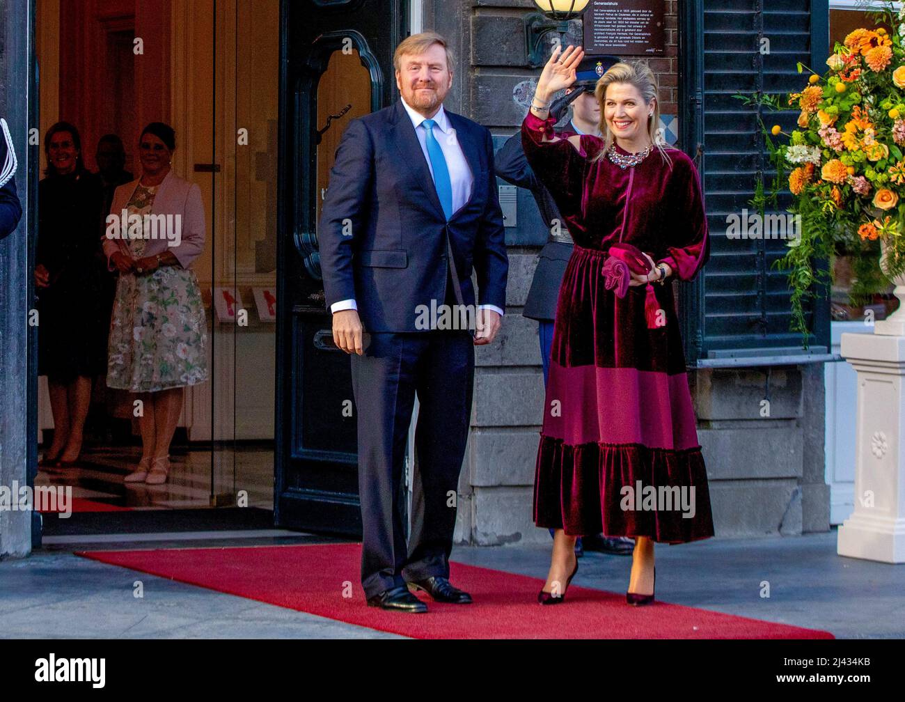 King Willem-Alexander and Queen Maxima of the Netherlands attending ...