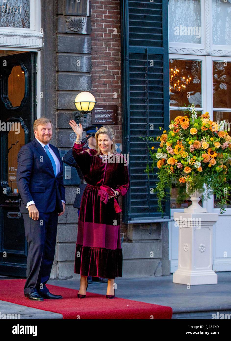 King Willem-Alexander and Queen Maxima of the Netherlands attending ...