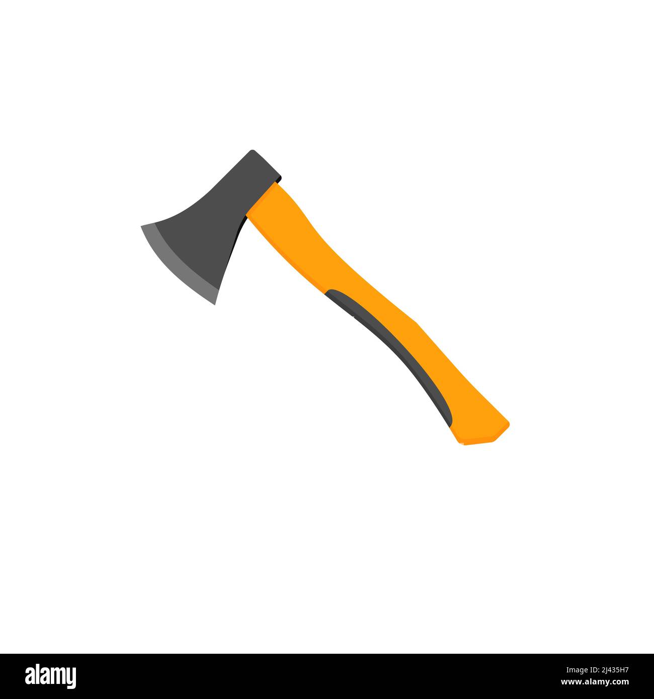 Axe. Working tool Illustration in flat style. Eps 10 Stock Vector