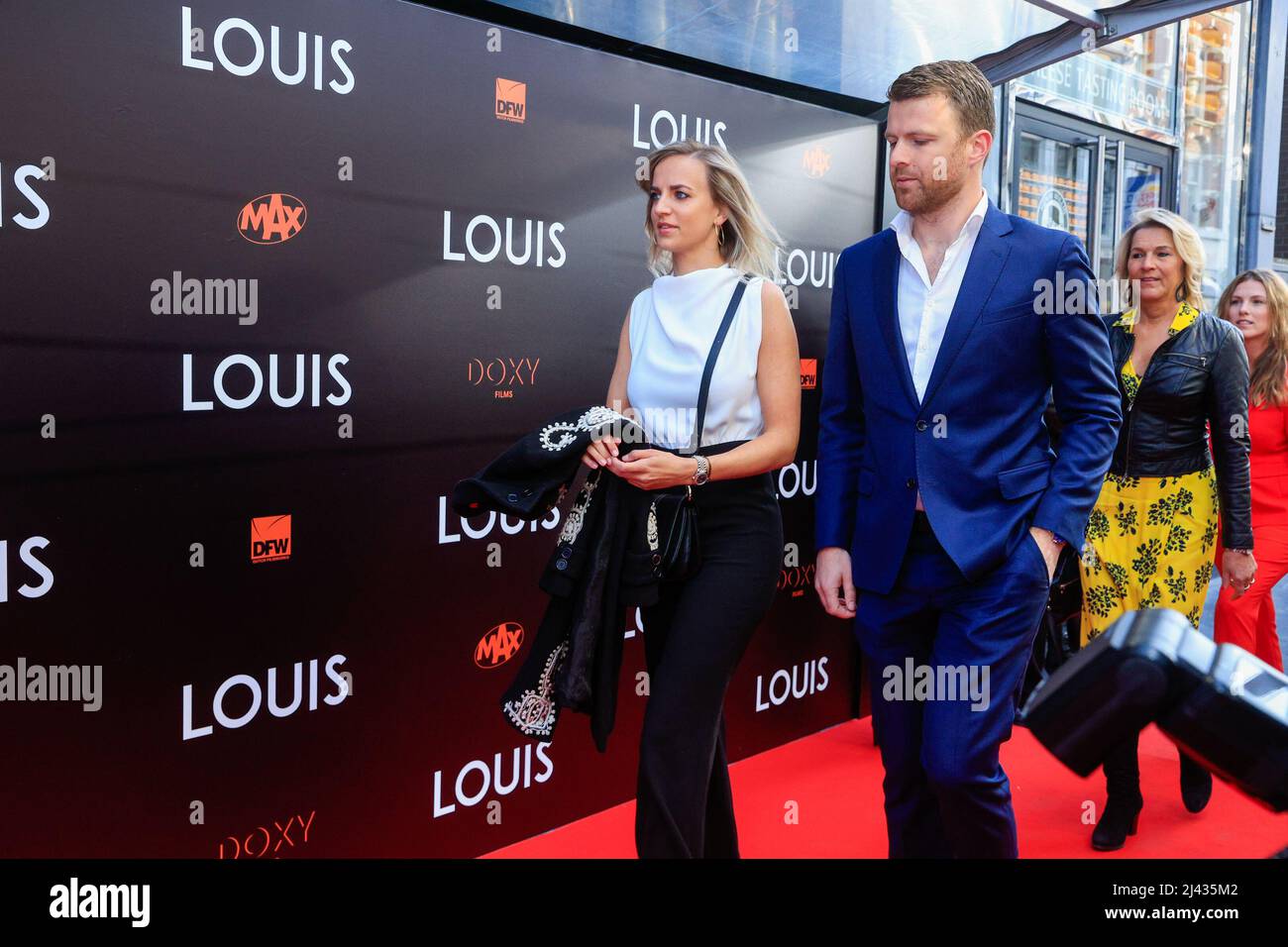 AMSTERDAM, NETHERLANDS APRIL 11 Royce de Vries during the premiere of LOUIS at Tuschinski