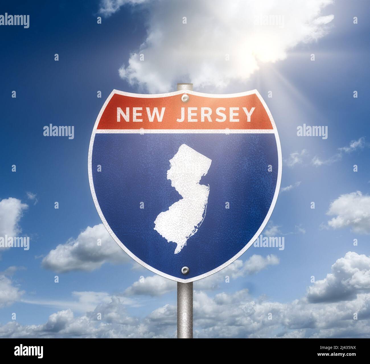 New Jersey Usa January 1 2019 Stock Photo 1278329974