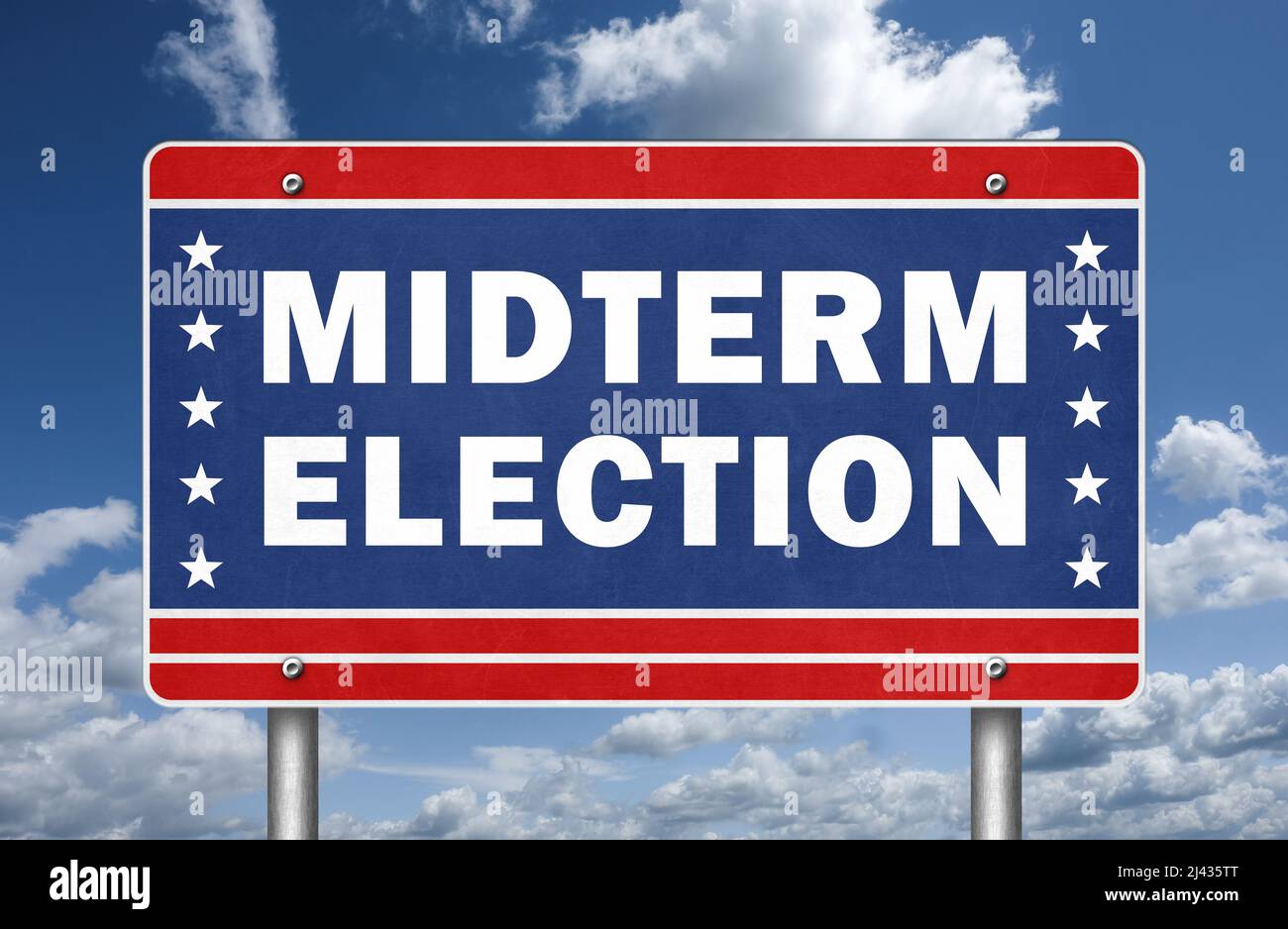 United States midterm election Stock Photo