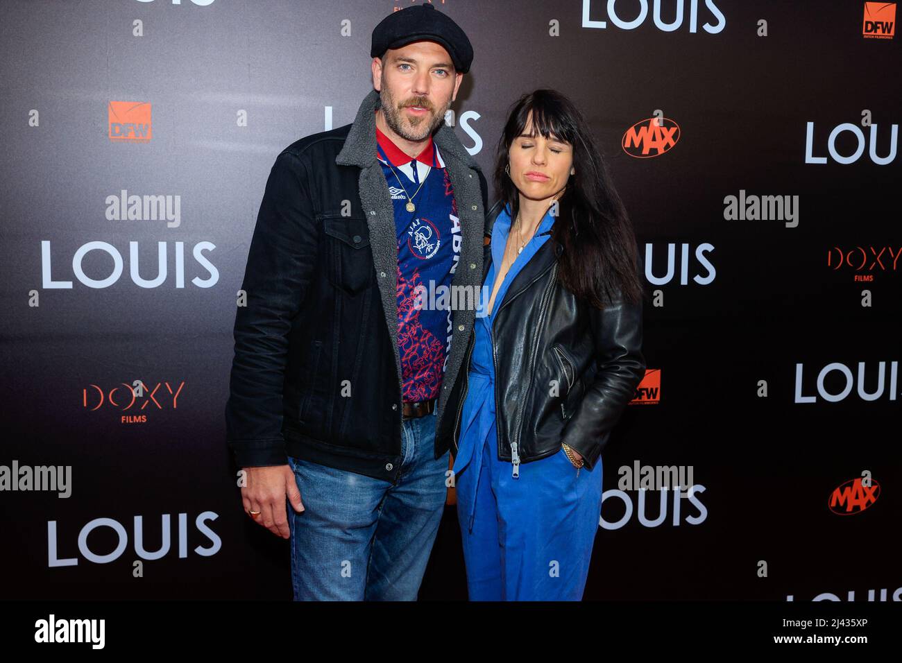 AMSTERDAM, NETHERLANDS APRIL 11 Matteo van der Grijn and his wife