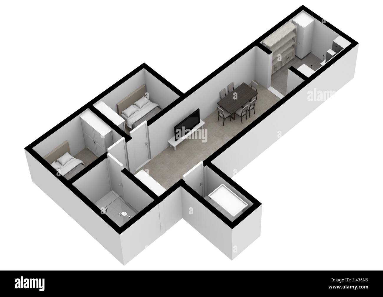 Underground bunker. Bunker. Bunker floor plan. Bunker floor plan. 3D
