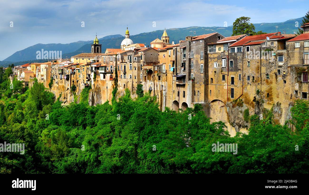 View of Sant'Agata de' Goti, Italy Stock Photo
