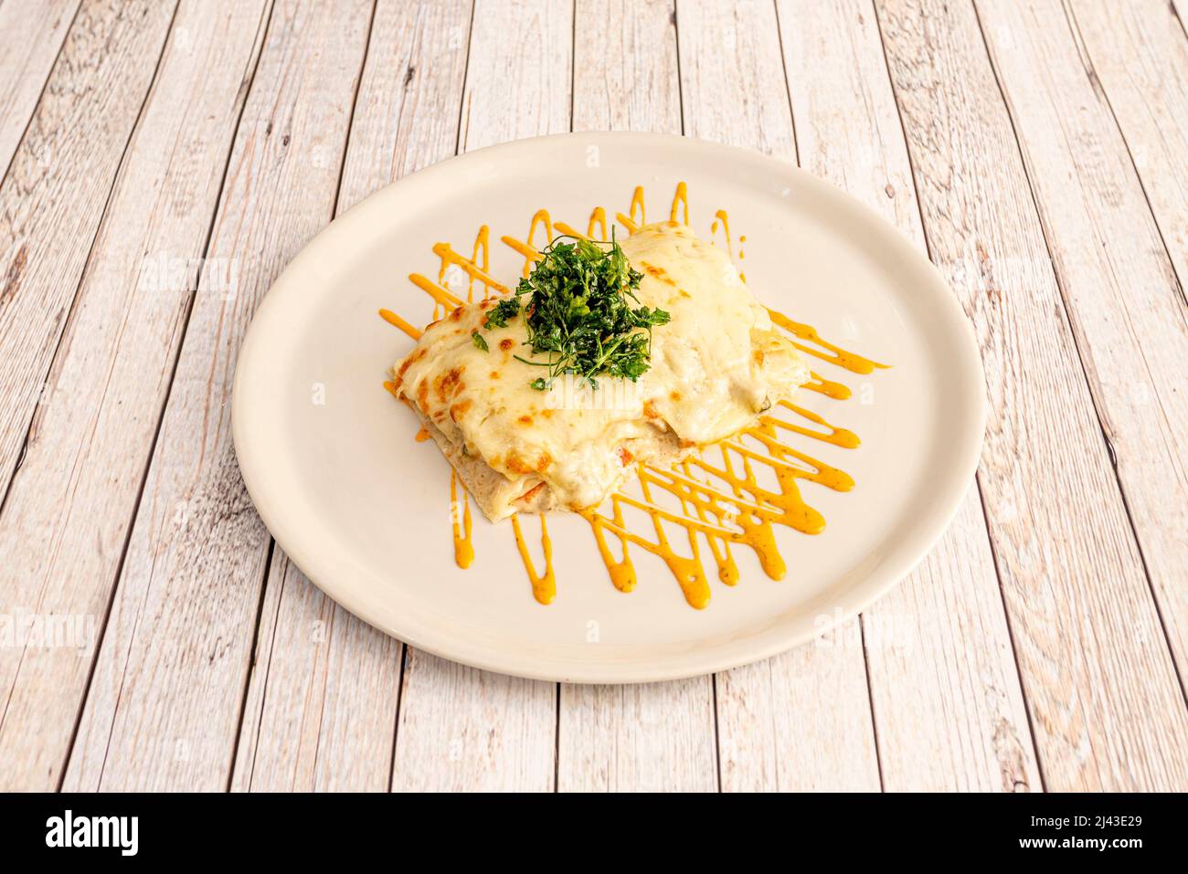 This vegetable lasagna recipe does not have pasta, which makes it very