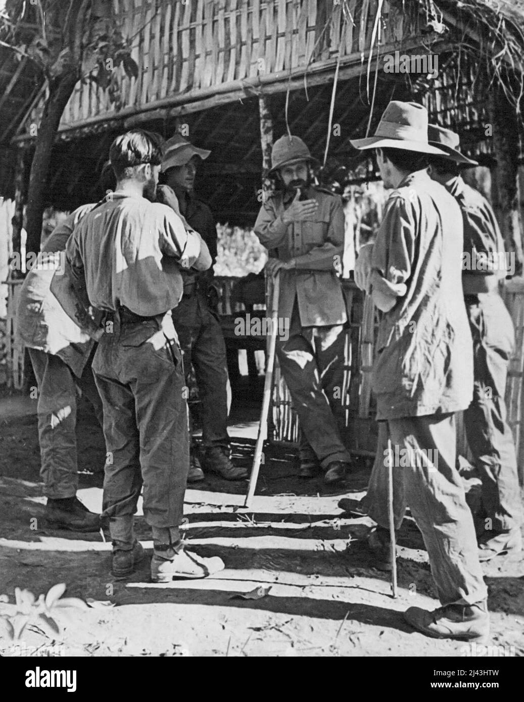 With Wingate's Guerillas Behind The Japanese Lines Brigadier Charles