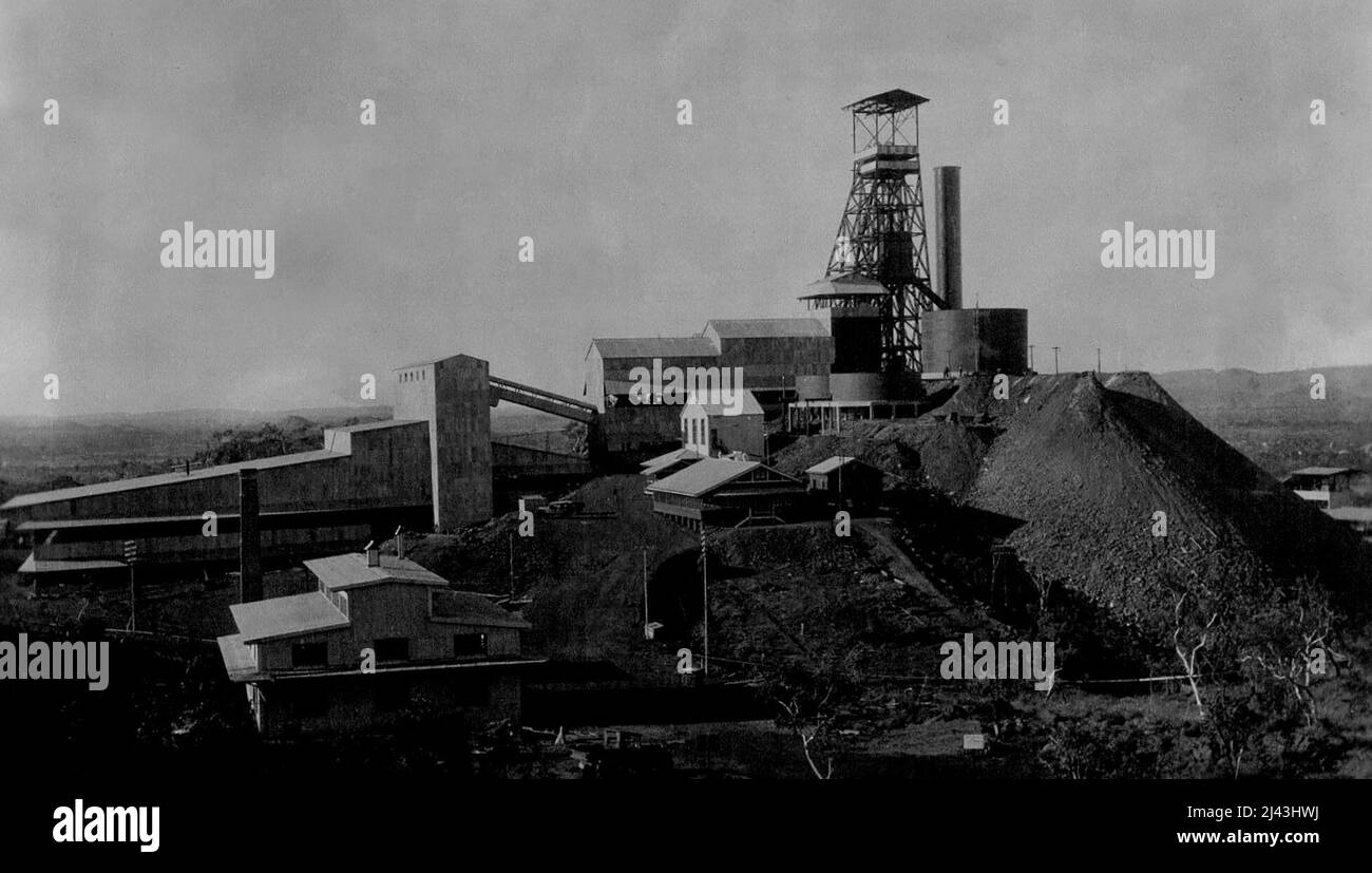 The mine third largest producer of silver lead in the world. April 11, 1938 Stock Photo Alamy