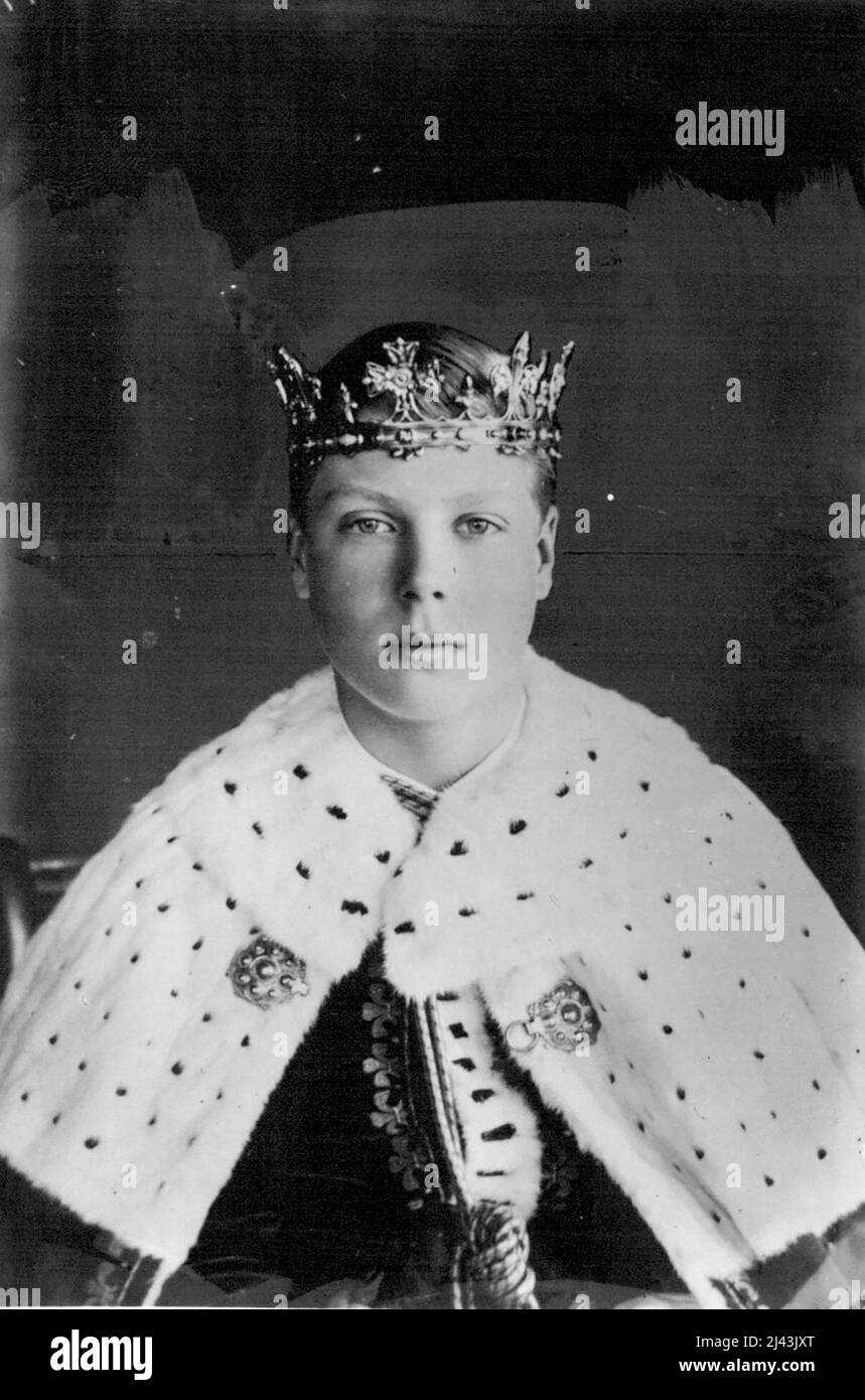 Duke Of Windsor As Prince Of Wales - British Royalty. November 05, 1931. Stock Photo