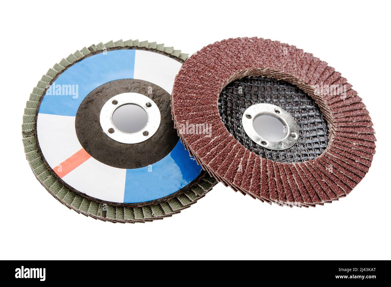 Sandpaper disk. flat sandpaper sanding grinding polishing wheels blades  isolated on white with clipping path Stock Photo - Alamy