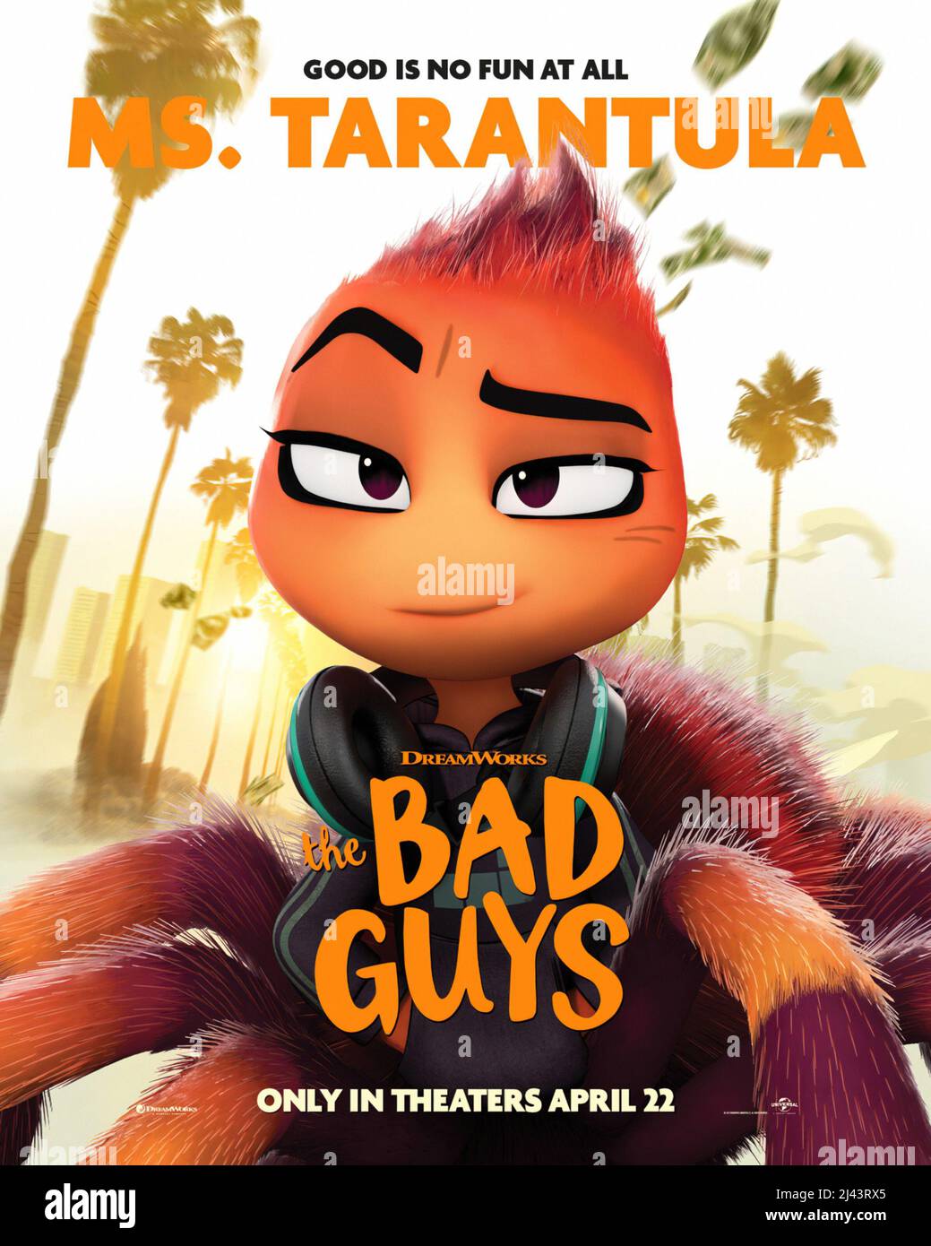 THE BAD GUYS, character poster, Ms. Tarantula (voice: Awkwafina), 2022 ...