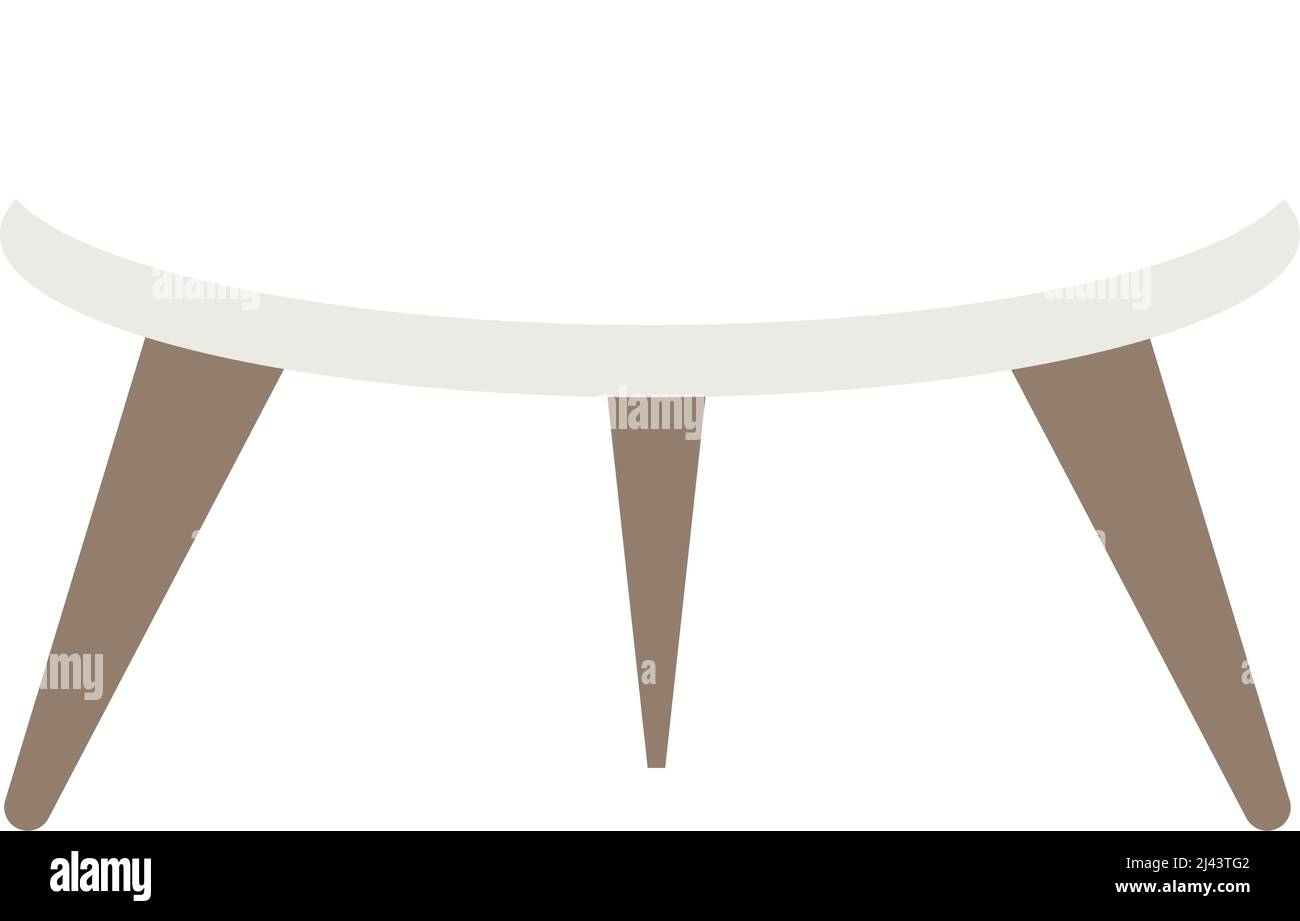 Isolated white wooden table icon Vector Stock Vector Image & Art - Alamy