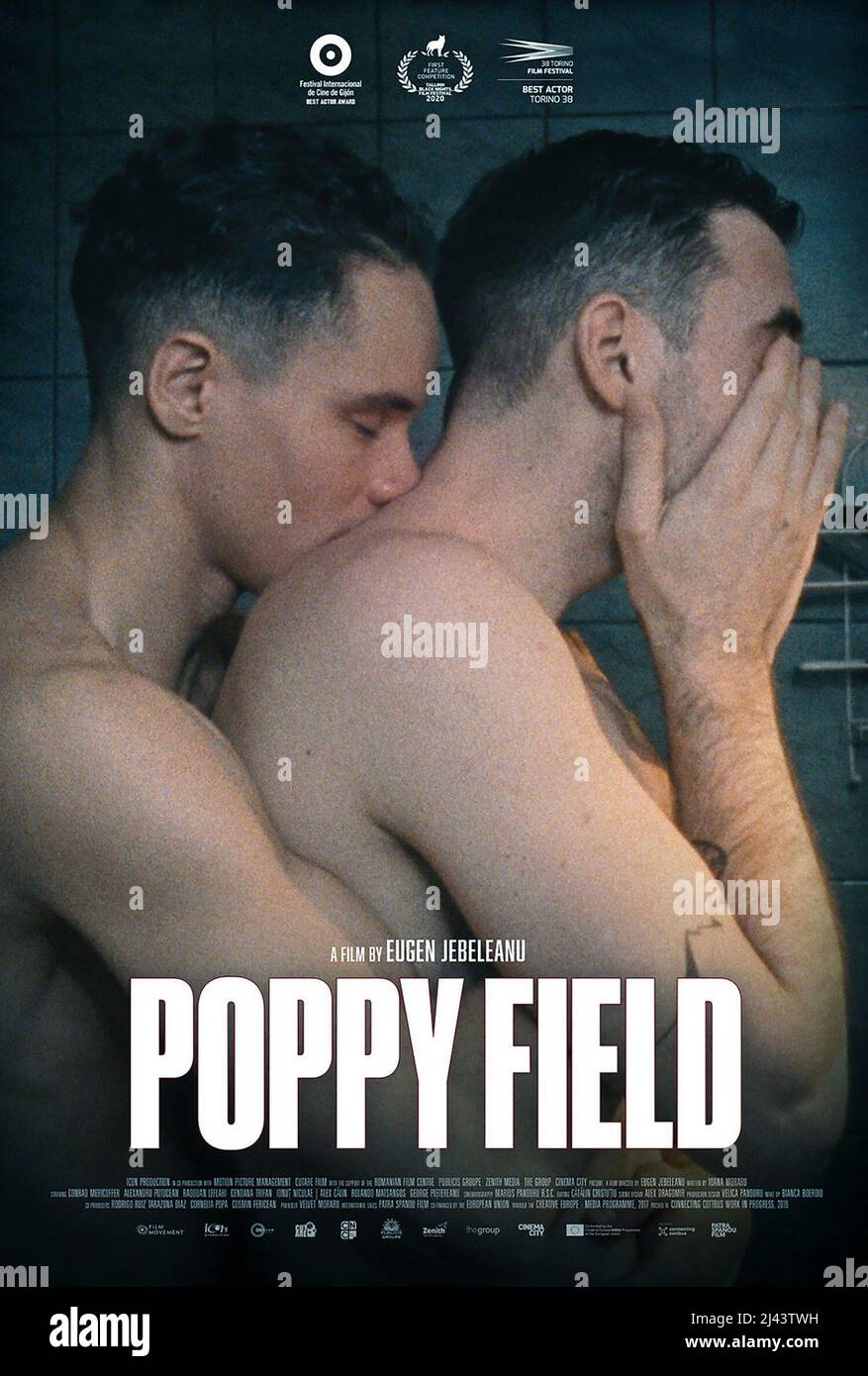 POPPY FIELD, (aka CAMP DE MACI), poster, from left: Radouan