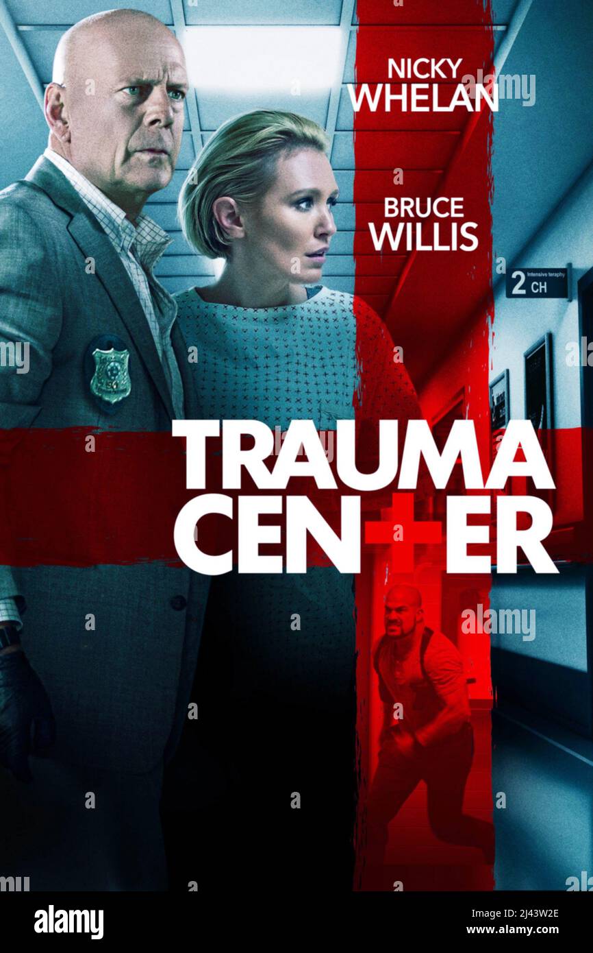 TRAUMA CENTER, poster, from left Bruce Willis, Nicky Whelan, Tito