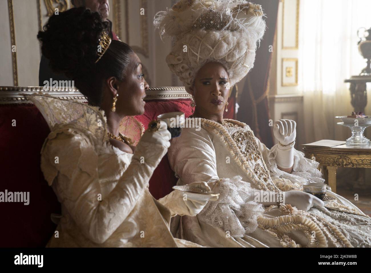 BRIDGERTON, Adjoa Andoh, Golda Rosheuvel, Capital R Rake', (Season 2