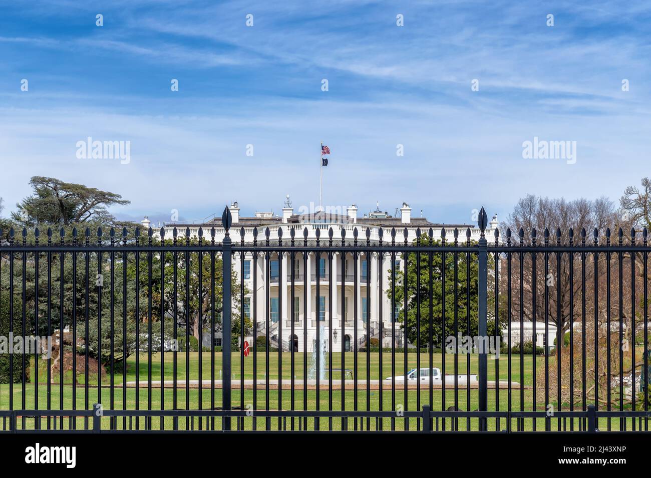 The White House in Washington DC Stock Photo