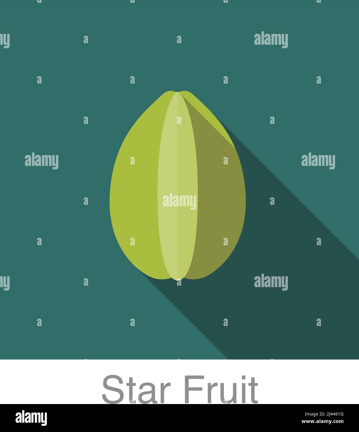 Star fruit flat icon, vector illustration Stock Vector Image & Art - Alamy