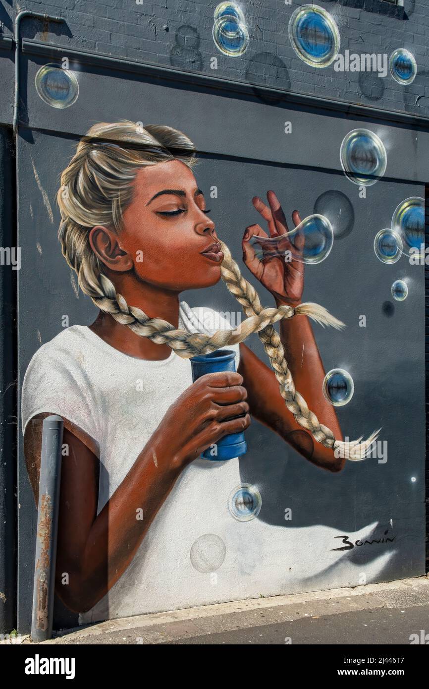 Mary Jayne Street Art, Frankston, Victoria, Australia Stock Photo Alamy