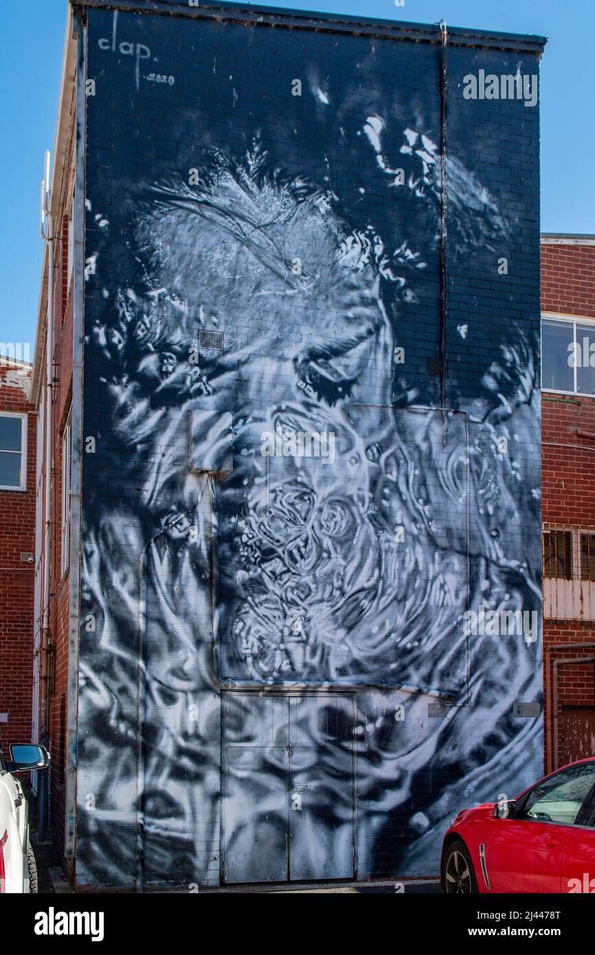 Submerged Street Art, Frankston, Victoria, Australia Stock Photo Alamy