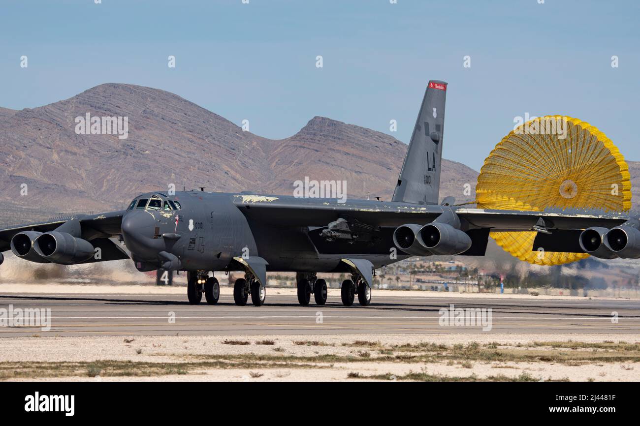 A B-52H Stratofortress assigned to the 2nd Bomb Wing, Barksdale Air ...