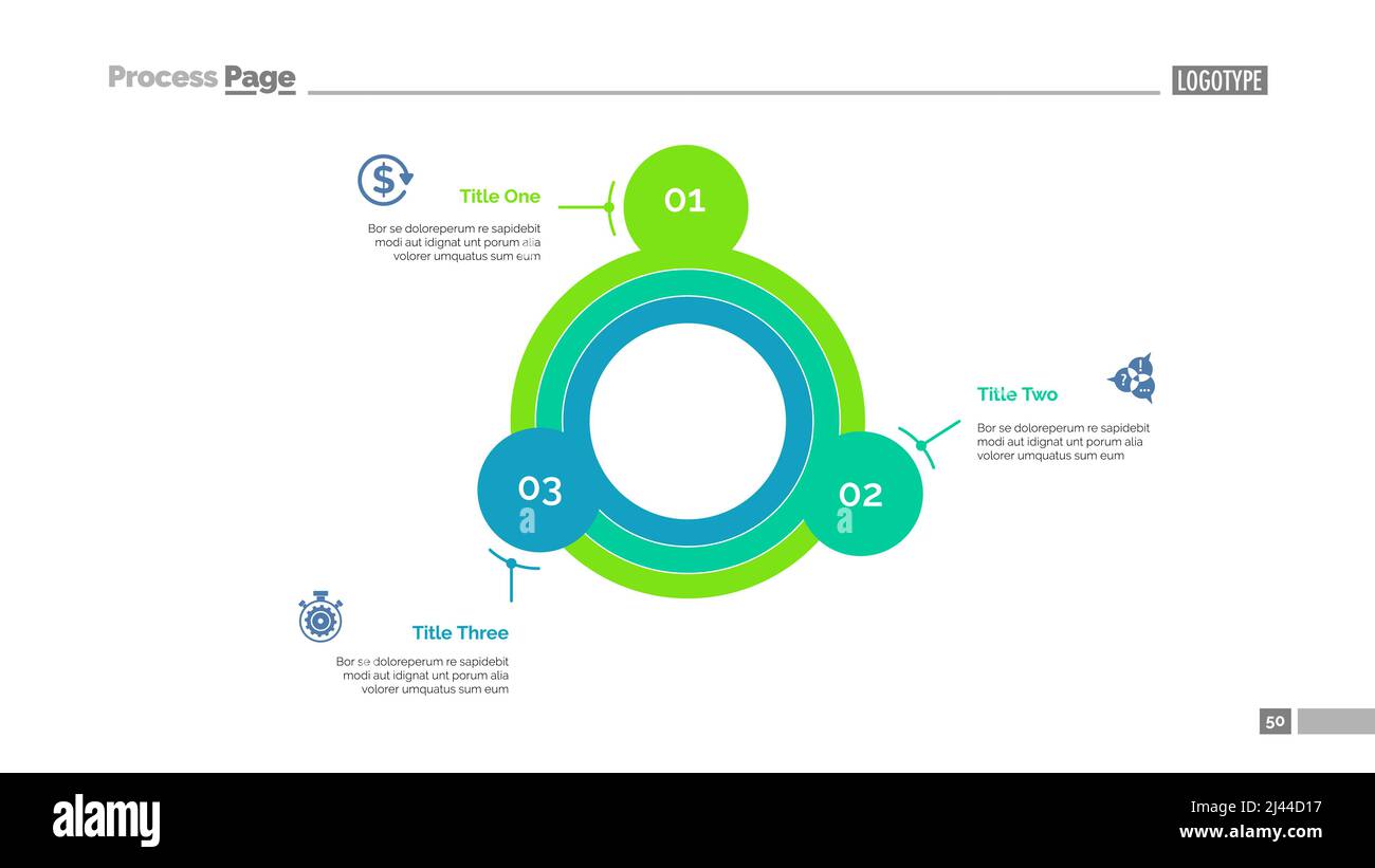 Uncommon circular chart slide template. Business data. Graph, diagram ...