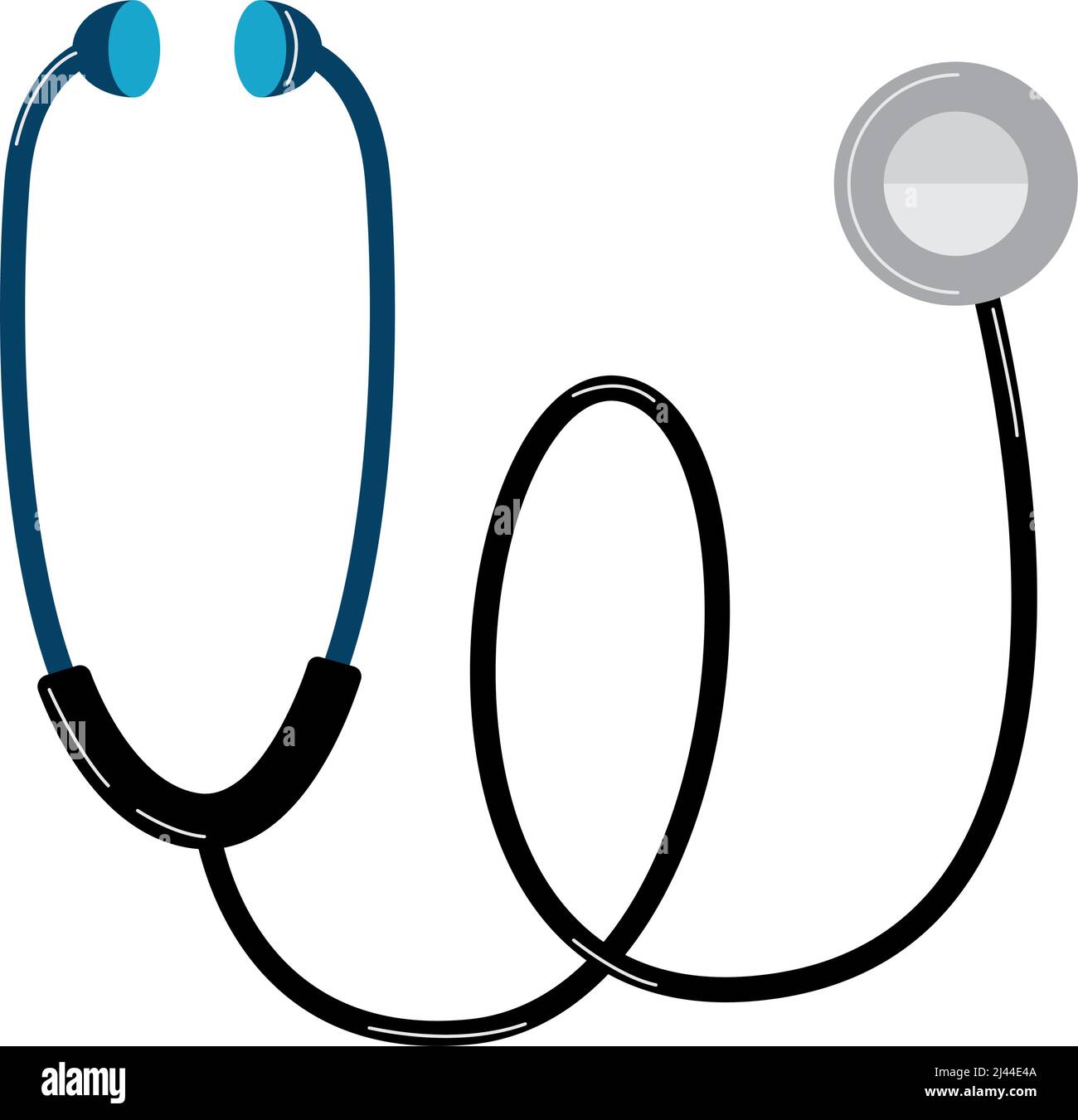 stethoscope medical tool equipment icon Stock Vector Image & Art - Alamy